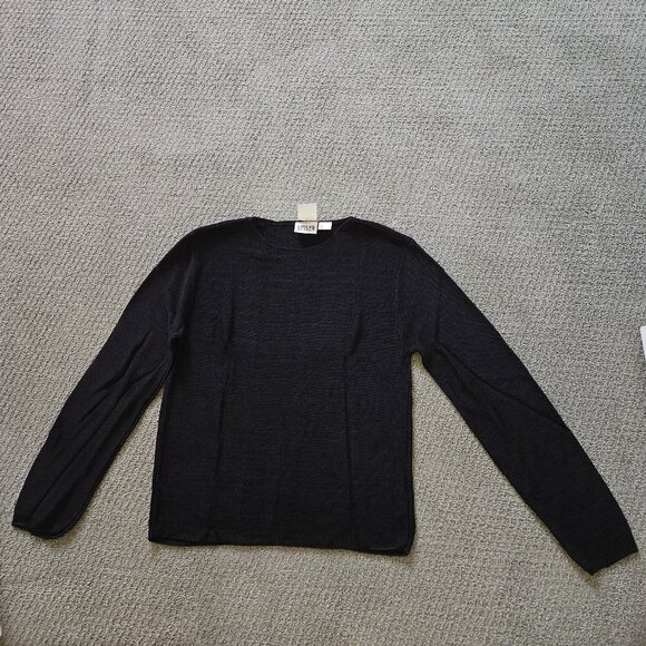 BRAND NEW WOMEN'S CHICO SEEDSTITCH SWEATER IN DEEP PLUM IN SMALL/MEDIUM SIZE - Picture 1 of 14